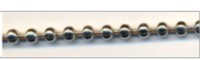 Bolletjesketting 2mm zilverkl. 20cm