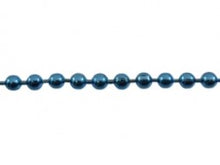 Bolletjesketting 2mm aqua 20cm