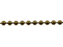 Bolletjesketting 2mm goudkl. 20 cm