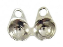 Bolletjesk. eindkalot voor 1/2mm GOUDkl. 10st