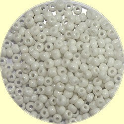 Rocailles 7/0 opaque wit 25 gram