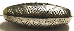 Metallookkr. 40mm ovaal bewerkt p.st