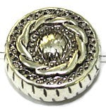 Metallookkr. 22x10mm rond bewerkt 3st