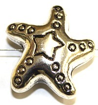 Metallookkr. 30mm zeester p.st.