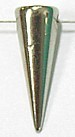 Metallookkr. 20mm spike zilverkl. 20st.