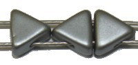 Tila driehoek 5,7mm zilvergrijs 25stuks
