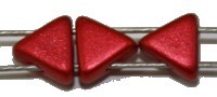 Tila driehoek 5,7mm metallic rood 25stuks