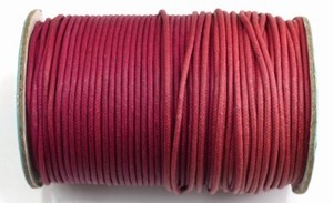 Waskoord 2mm donker fuchsia 5meter