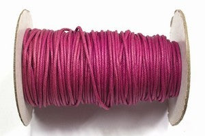 Waskoord 2mm donkerrose 5meter