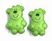 Knoop samson 18mm groen per stuk
