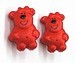 Knoop samson 18mm rood per stuk