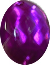 kunststof plaksteen 22x16mm fuchsia p.stuk