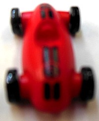 knoop raceauto rood per stuk