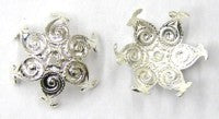 Kralenkapje 13mm metaalkl. 5 paar
