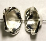 Kralenkapje metallook 6x11mm 6 stuks