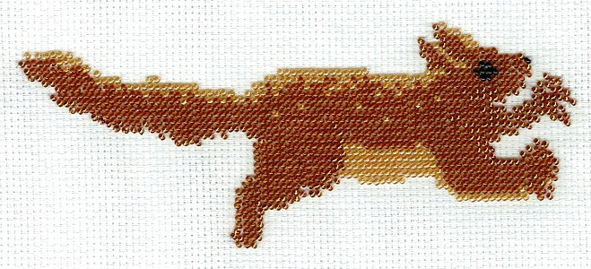 Borduurpakket eekhoorn 8x20cm