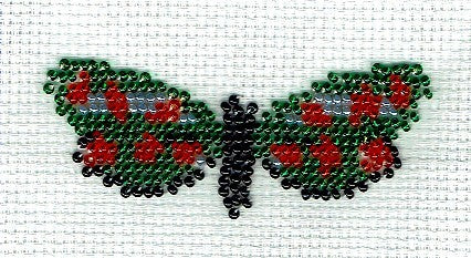 Borduurpakket Sint-Jansvlinder 4x9cm