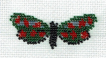 Borduurpakket Sint-Jansvlinder 4x9cm