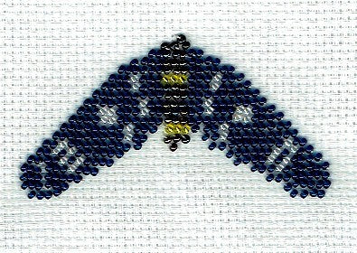Borduurpakket Amata Phegea vlinder 5x9cm.