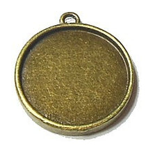 Kastje voor ronde camee 20mm