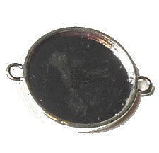 Kast voor 20mm ronde camee met 2 ogen