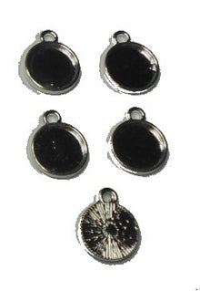 Kastje voor ronde camee 10mm 5st.