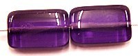 Gutermann glaskraal 19x12mm amethyst 10st.