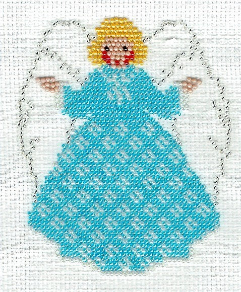 Borduurpakket kerstengel 11x15cm