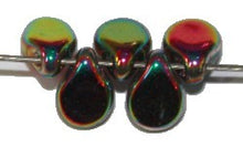 PIP kralen 7mm blauw/paars/zilver 50st.