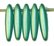 Druppelkraal 4x16mm metallic blauw 25st.