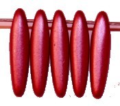 Druppelkraal 4x16mm metallic d.fuchsia 25st.