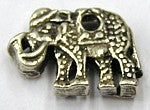 Metalen hanger olifant 15x22mm 2st