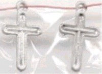 Metalen hanger kruis 18x11mm 5st