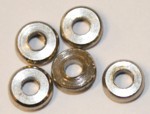 Metalen kraal schijf 6,3x2,2mm  ca.25st.