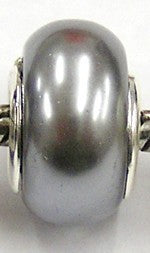 Pandostyle kraal 14mm parel grijs p.st.