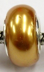 Pandostyle kraal 14mm parel goudbruin p.st.