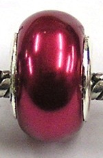 Pandostyle kraal 14mm parel bordeaux p.st.