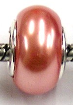 Pandostyle kraal 14mm parel zalmrose p.st.