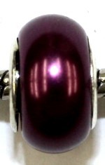 Pandostyle kraal 14mm parel aubergine p.st.