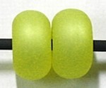Rondel 6x12mm gat 5mm mat honinggeel 2st.