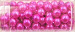 Gutermann glaskralen 6mm hard rose ca.100 st