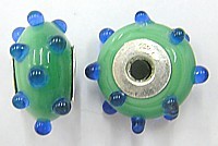 Pandorastyle 20mm groen/blauw 925 zilverkern