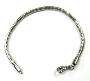 Pandorastyle armband gerhodineerd 15cm