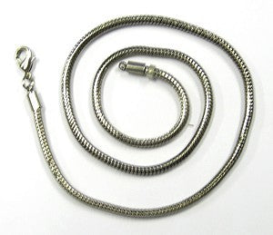Pandorastyle ketting verzilverd 40cm