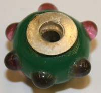 Pandorastyle 18mm groen/pukkels 925 zilverkern