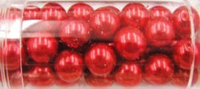 Gutermann glaskralen 8mm rood ca 46 st
