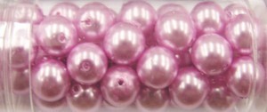Gutermann glaskralen 8mm lila ca 46 st