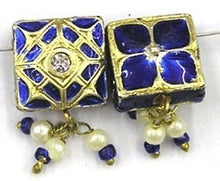 2-rij spacer vierkant 13mm blauw p.st.