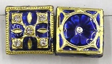 4-rij spacer vierkant 18mm blauw p.st.