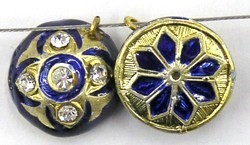 hanger rond 16mm blauw p.st